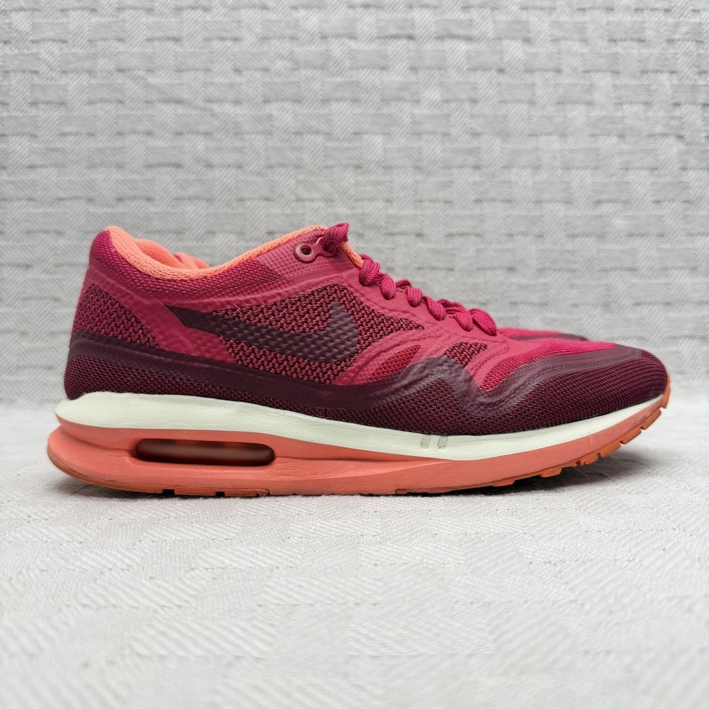 Nike Air Max Lunar 1 Fuschia Force Shoes Womens Size 8 Pink 654937-600‎
